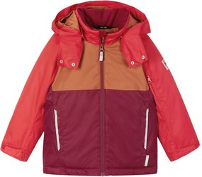 Dětská lyžařská bunda Reima KARKKILA s membránou - 122, jam red